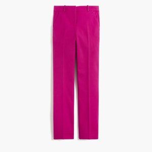 J.Crew Kallie Straight Leg Pant in Sweet Magenta Size 2 NWT